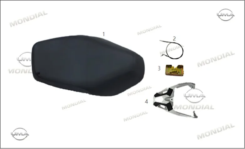 MONDIAL 125 FUZION (E5+) SELE KILIT TELI