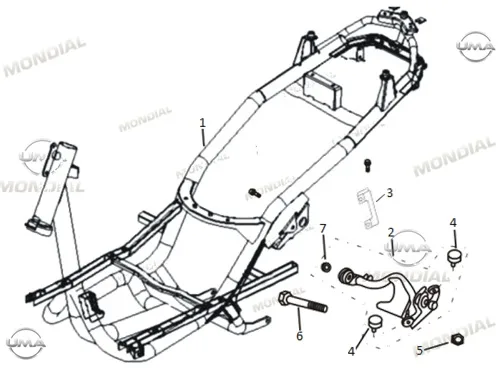 MONDIAL 125 Mash I SASI (125MSH I)