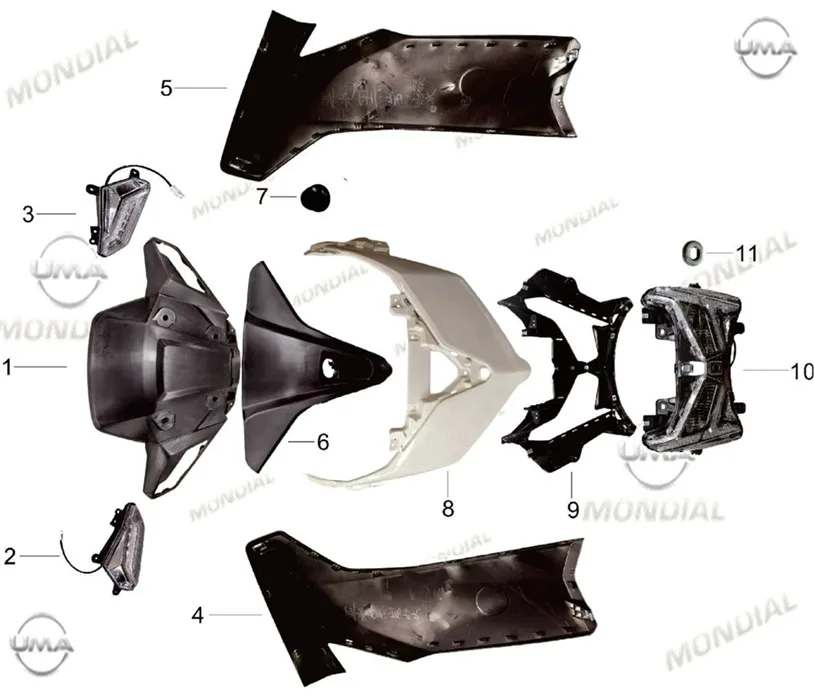 MONDIAL 125 VELOMAX KAUCUK TAPA
