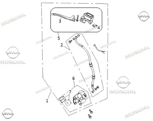 MONDIAL 50 AIR TIME TEKER MONTAJ AKSAMI/ON