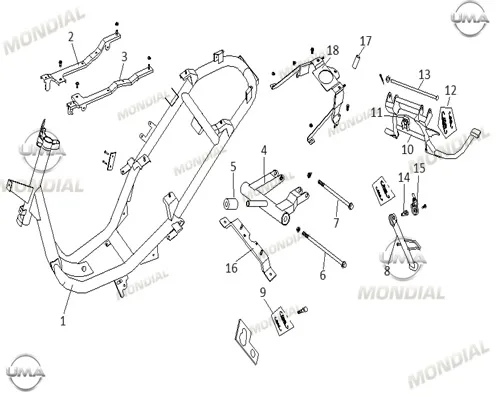 MONDIAL 50 BEESTREET ORTA SEHPA