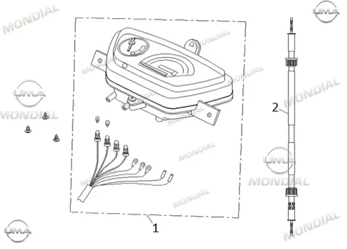 MONDIAL 50 BEESTREET GOSTERGE PANELI KOMPLE