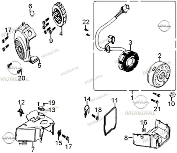 MONDIAL 50 EXON ROTOR