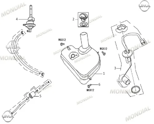 MONDIAL 50 ZNU ec BENZIN OTOMATIGI