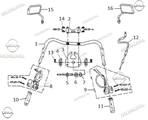 MONDIAL 50 ZNU ec GAZ TELI