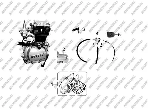MONDIAL 100 UAG _13 KRANK KUTUSU SOL ARKA KAPAK
