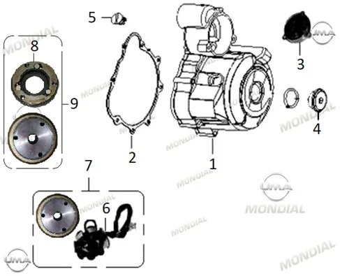 MONDIAL 100 UAG i_22 STATOR