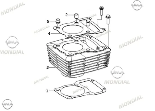MONDIAL 110 UCG SILINDIR UST CONTA