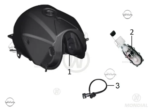 MONDIAL 125 DRIFT L BENZIN HORTUMU (L340)
