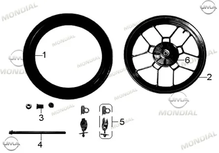 MONDIAL 150 Z-ONE KAPLIN LASTIGI