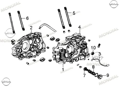 MONDIAL 180 Z-ONE S KRANK KUTUSU SOL