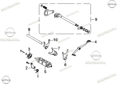 MONDIAL 180 Z-ONE S VITES CATALI ORTA