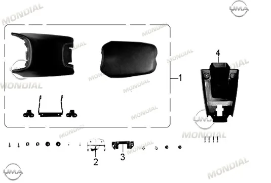 MONDIAL 180 Z-ONE S SELE KOMPLE (BEYAZ)