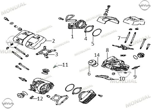 MONDIAL BUCANNER 250I O-RING 44.5X3.1