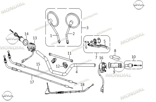 MONDIAL BUCANNER 250I GAZ ELCIGI