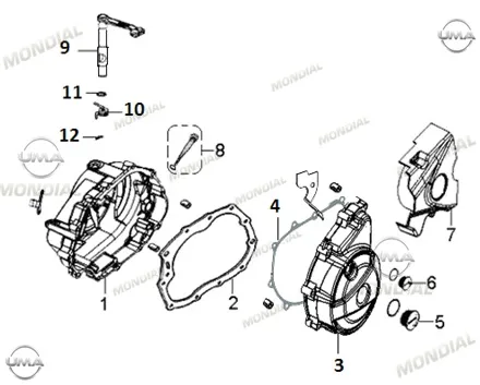 MONDIAL Z-ONE i_20 KRANK KUTUSU SOL ARKA KAPAK