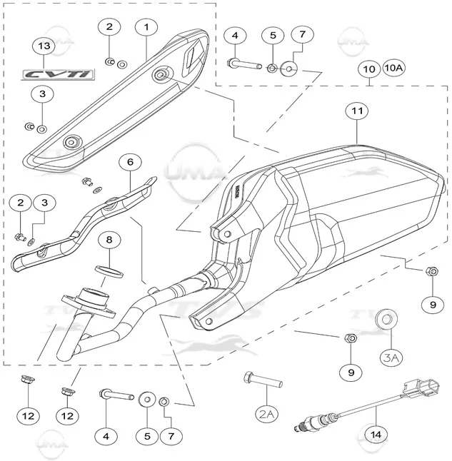 TVS JUPITER 110 (E5) EGZOZ KOMPLE E5