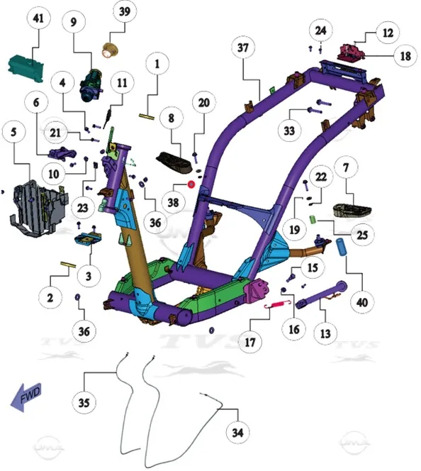 TVS JUPITER 110 (E5) KILIT SETI