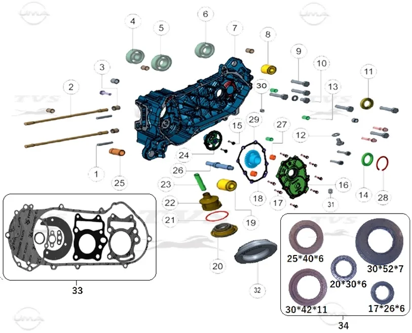 TVS NTORQ 125 (E5) CONTA TAKIMI