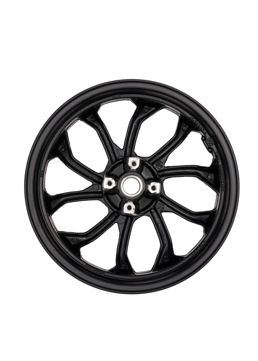 TVS NTORQ 125 (E5) ON JANT - CELIK (2.50X12") (SIYAH)