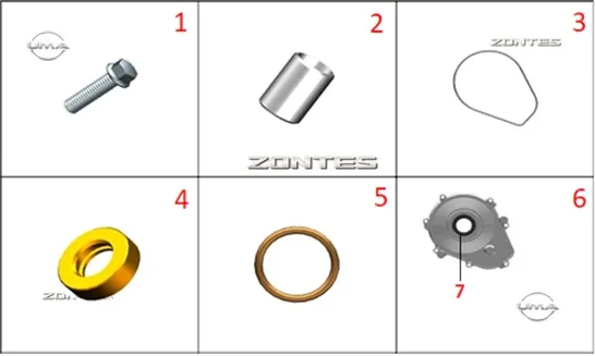 ZONTES ZT125T-M YAG KECESI 30X45X5