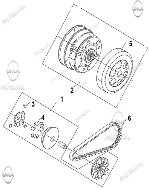 MONDIAL SKUTY 125 TRIGER KAYISI