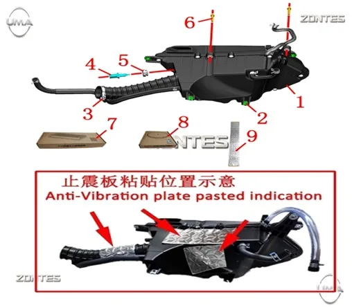 ZONTES ZT125T-M KAGIT HAVA FILTRESI
