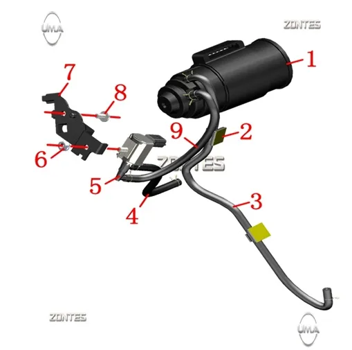 ZONTES ZT125T-M IKINCIL HAVA FILTRESI VALFI