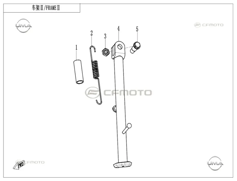 CFMOTO CF250DUAL (CF250GY-H) YAN SEHPA