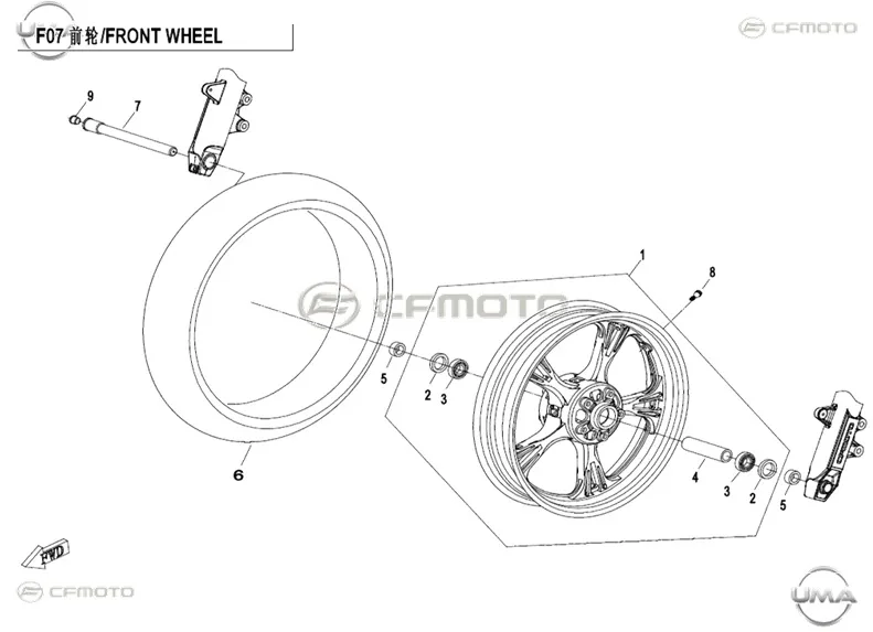 CFMOTO CF MT 650 DIS LASTIK (120/70-17) (TUBELESS)