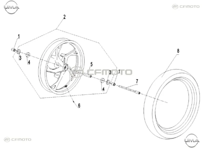 CFMOTO CF NK 150 (ABS)_21 ON JANT - CELIK (SIYAH) (2021)