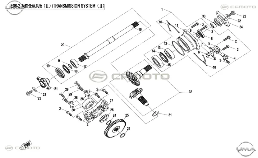 CFMOTO ZFORCE 1000 (T1B) MAHRUTI DISLI