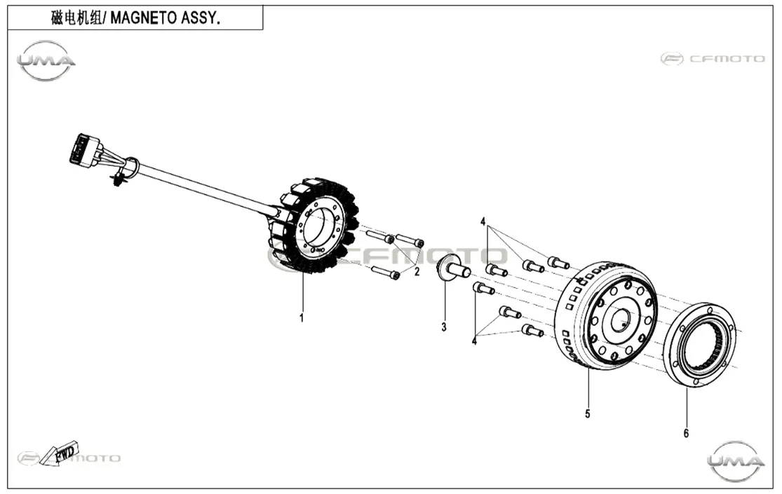 CFMOTO CF1000ATR-2 (CF1000 TOURING HIGH)(T3B) ROTOR
