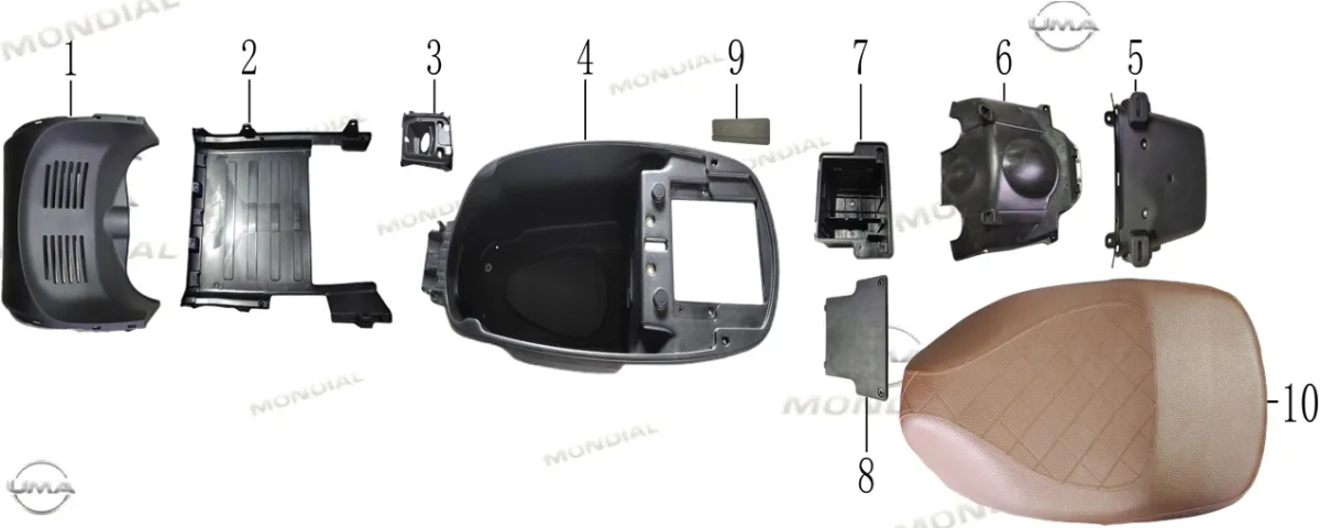 MONDIAL ROAD BOY 125 ISKELET ALT KORUMA
