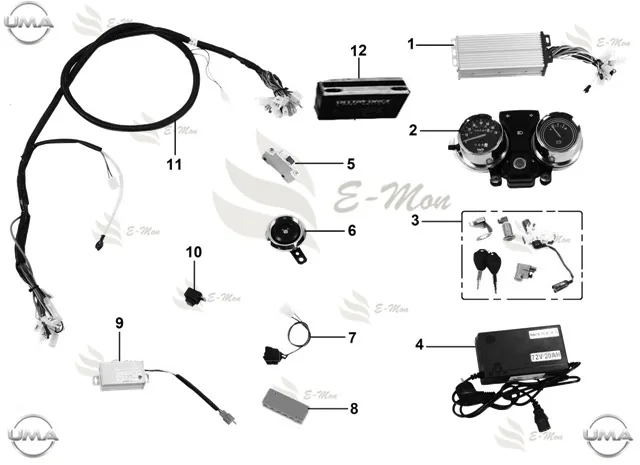 E-MON CYCLONE 3000 SARJ CIHAZI 72V 20AH (DC 88.5V 2.5A)