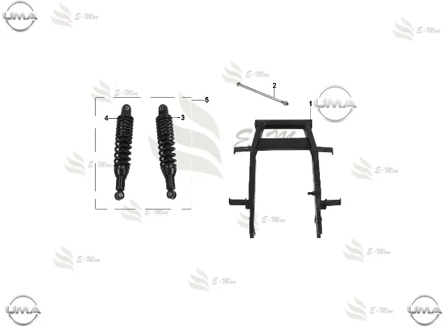 E-MON JK 3000 ARKA AMORTISOR TAKIMI
