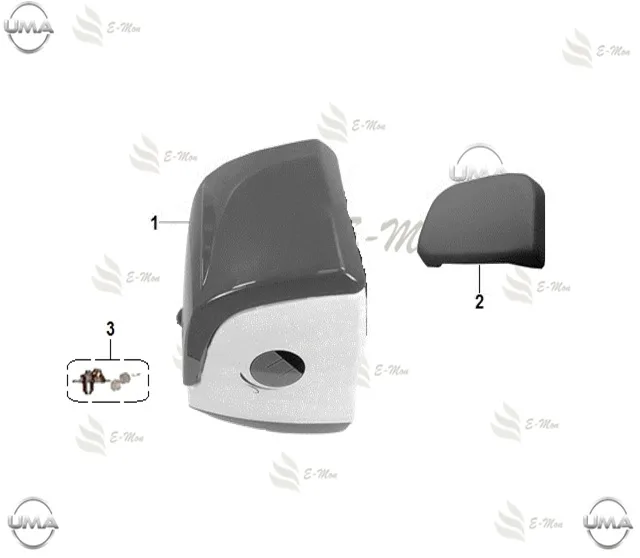 E-MON JK 3000 ARKA CANTA (KAHVERENGI-BEYAZ)
