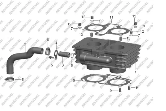 MONDIAL VIRAGO 50 O-RING 10X1.6