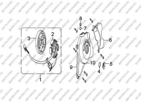 MONDIAL 110 HECTOR SPORT (Off Road) ON TAMPON (SIYAH)