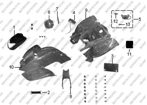 MONDIAL 150 VULCANX_10 (Off Road) KRANK YARIM AY KAMA