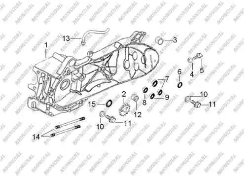 MONDIAL 150 VULCANX_10 (Off Road) YON DISLISI MILI