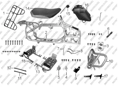 MONDIAL 150 VULCANX_10 (Off Road) SASI (VULCAN X)