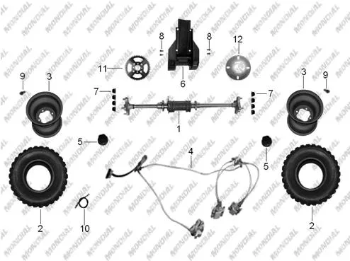 MONDIAL 200 JACKALX SOMUN M20X1.5