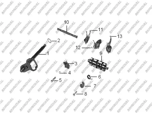 MONDIAL 250 SPIDER STATOR