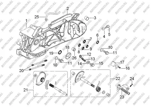 MONDIAL MD150 HEDGE SENKROMENC BASKI BILYASI