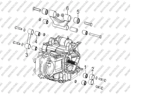 MONDIAL TERRALANDER 300 MOTOR DESTEK KOLU