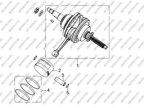 MONDIAL TERRALANDER 300 PISTON