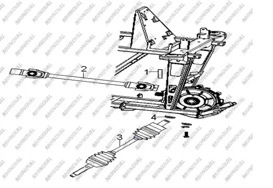 MONDIAL TERRALANDER 300 ON AKS KOMPLE