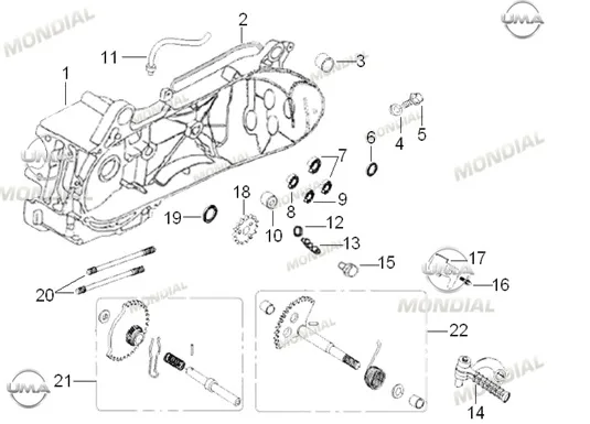 MONDIAL TERRATRACK 200 YAG KECESI 19.8X30X5