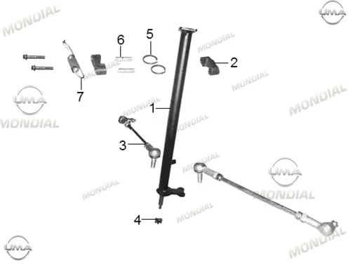 MONDIAL TERRATRACK 200 GOSTERGE PANELI KOMPLE